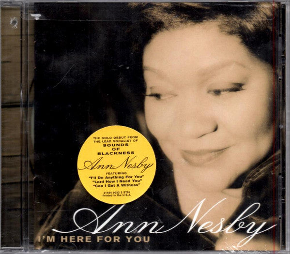 Ann Nesby : I'm Here For You (CD, Album)