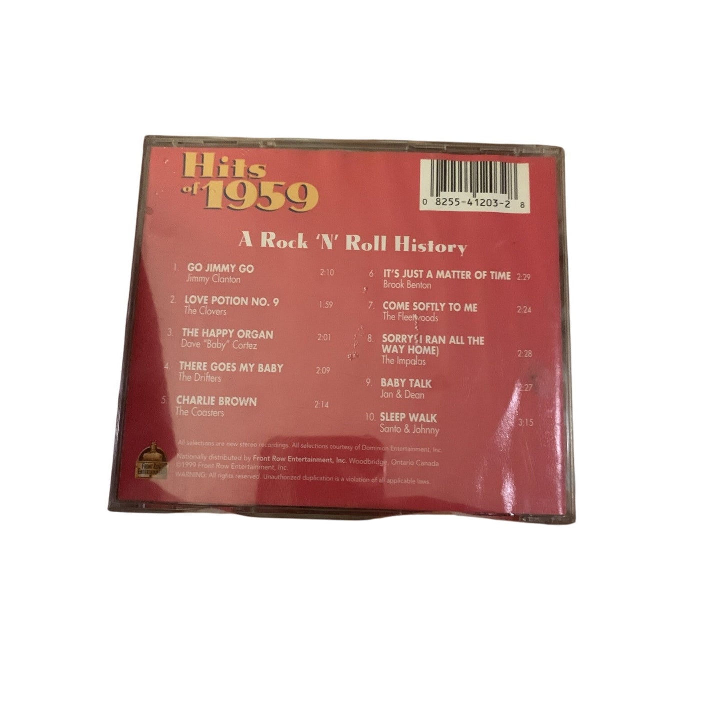 Various - Rock 'n' Roll Hits of 1959 (CD)
