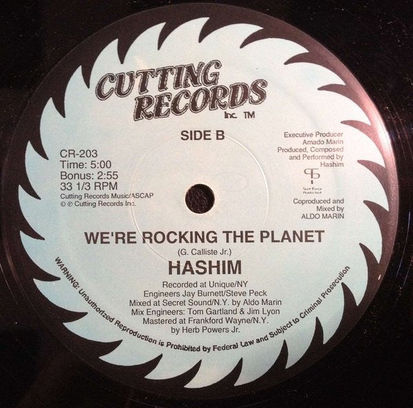 Hashim : We're Rocking The Planet (12")