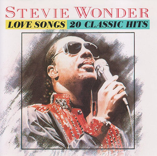 Stevie Wonder : Love Songs (20 Classic Hits) (CD, Comp, Club)