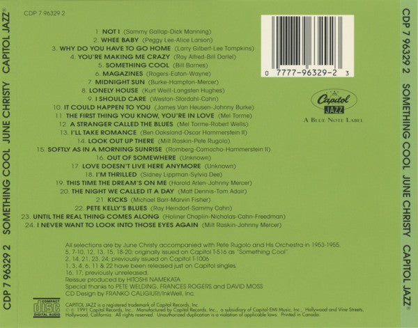 June Christy : Something Cool (CD, Comp)