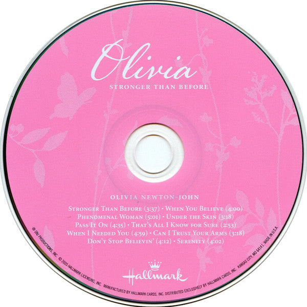 Olivia* : Stronger Than Before (CD, Album)