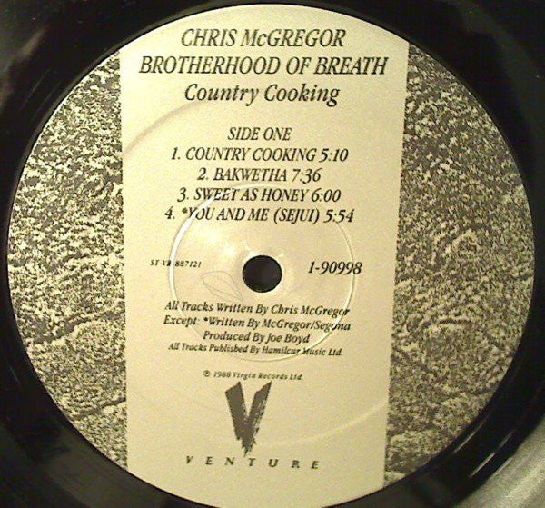 Chris McGregor's Brotherhood Of Breath : Country Cooking (LP, Album)