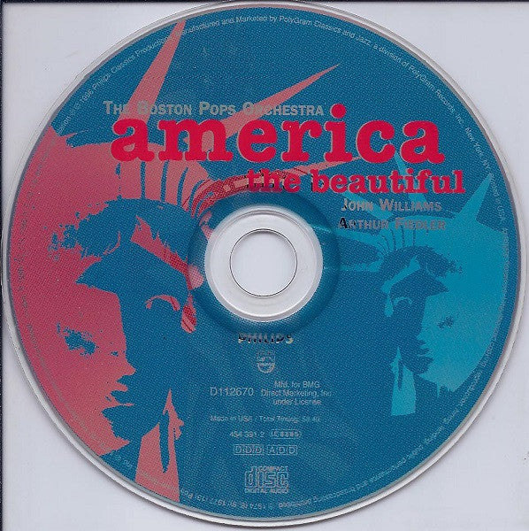 The Boston Pops Orchestra* : America The Beautiful (CD, Comp, Club)