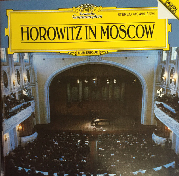 Horowitz* : Horowitz In Moscow (CD, Album)
