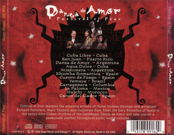Festival Of Four : Danza De Amor (HDCD, Album)