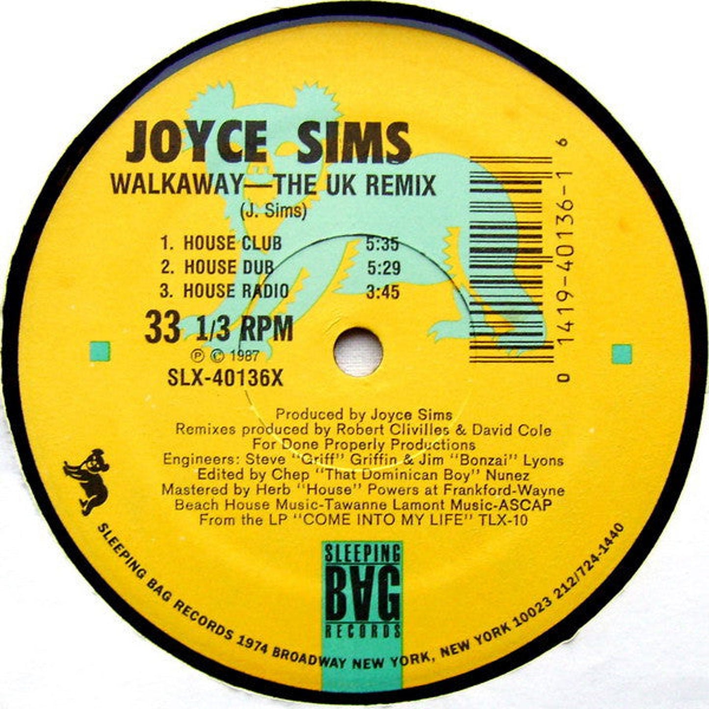 Joyce Sims - Walkaway - The UK Remix (12")