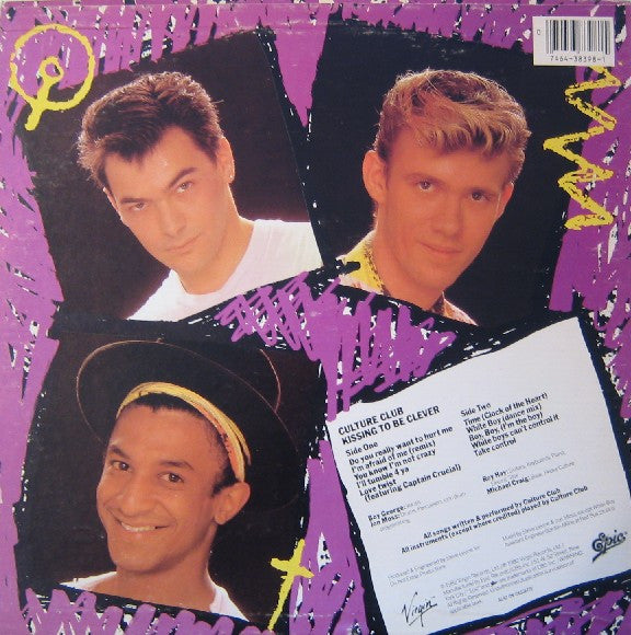 Culture Club : Kissing To Be Clever (LP, Album, RE, Pit)