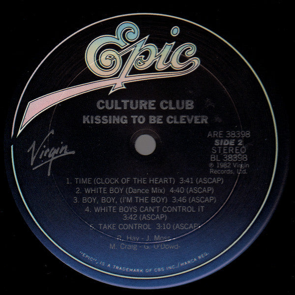 Culture Club : Kissing To Be Clever (LP, Album, RE, Pit)