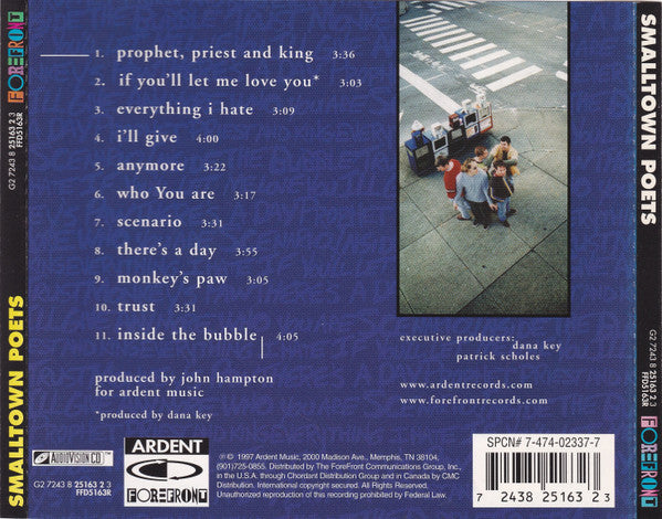 Smalltown Poets : Smalltown Poets (CD, Album)