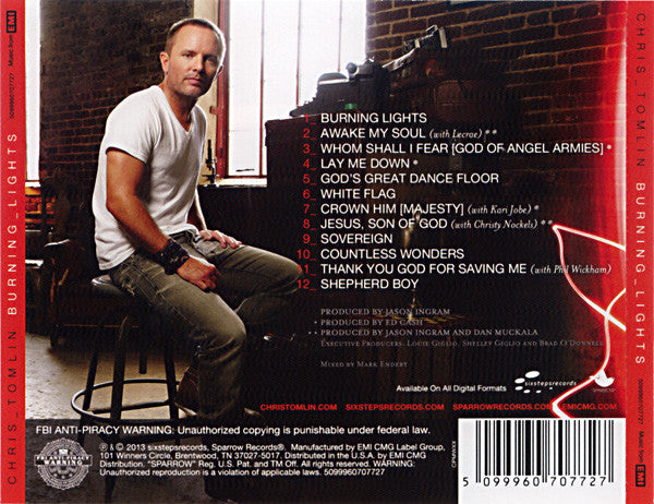 Chris Tomlin : Burning Lights (CD, Album)