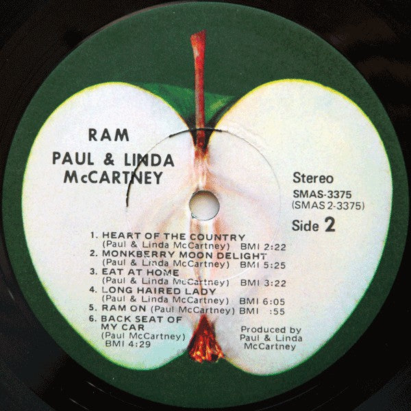 Paul & Linda McCartney : Ram (LP, Album, Jac)