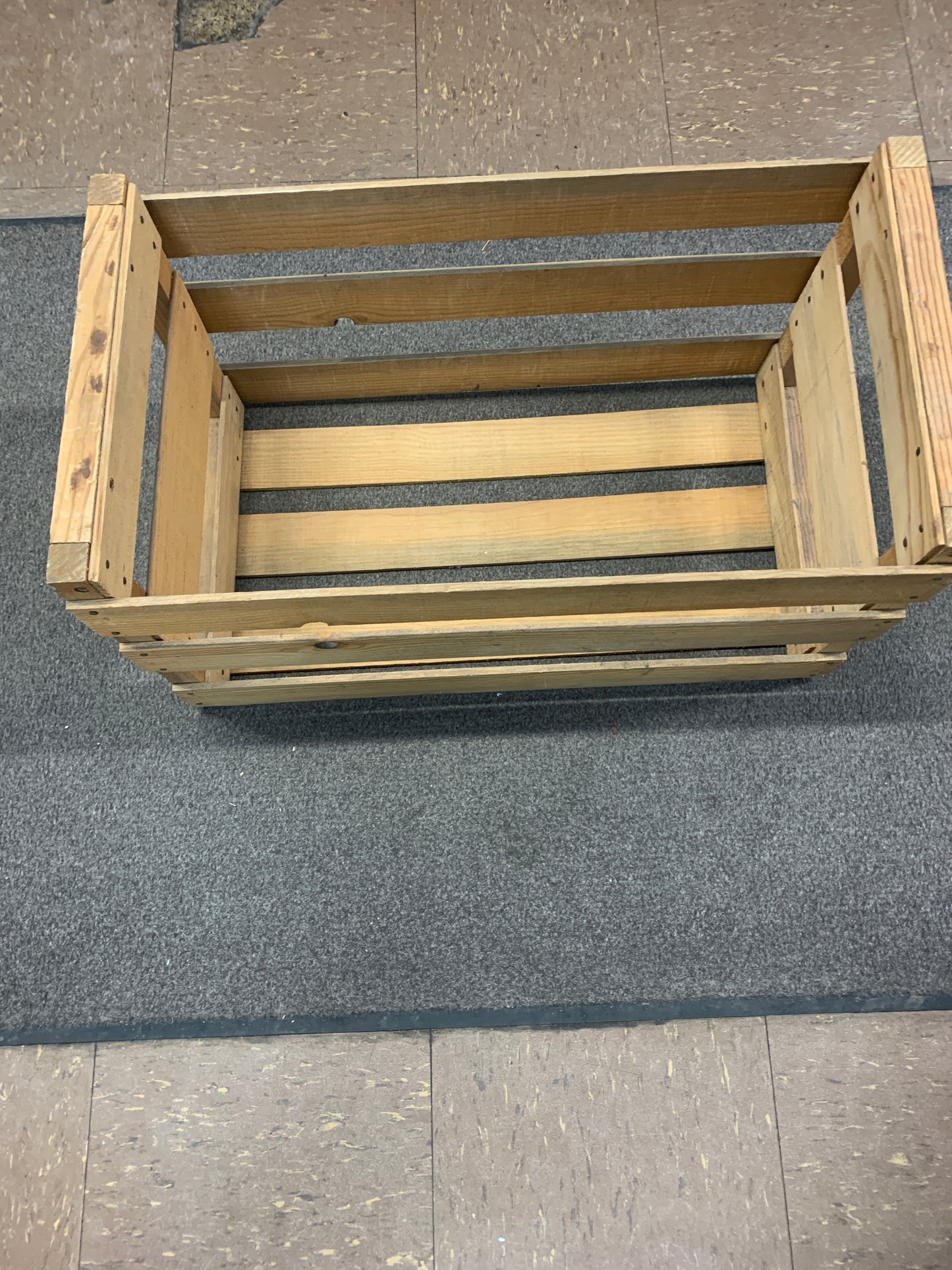 Wood Record Crate (Extended)