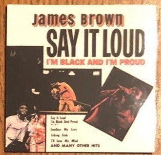Magnet: James Brown – Say It Loud I'm Black And I'm Proud [Miniature LP Cover Magnet]