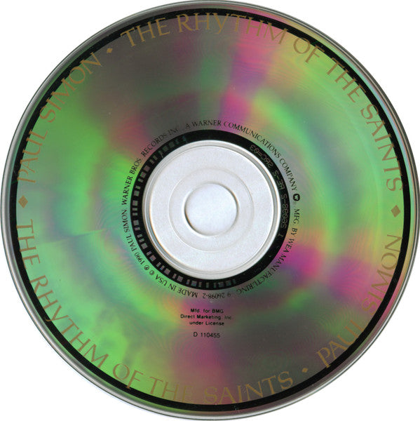 Paul Simon : The Rhythm Of The Saints (CD, Album, Club, ARC)