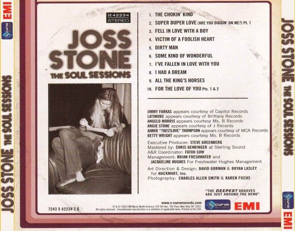 Joss Stone : The Soul Sessions (CD, Album)