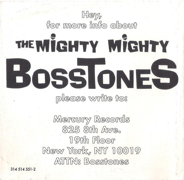 The Mighty Mighty Bosstones : Ska-Core, The Devil And More (CD, EP)