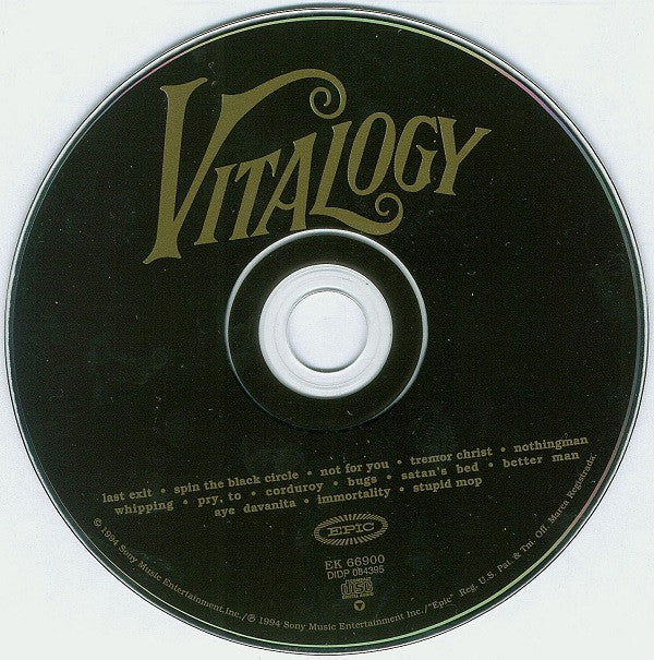 Pearl Jam : Vitalogy (CD, Album, RE)