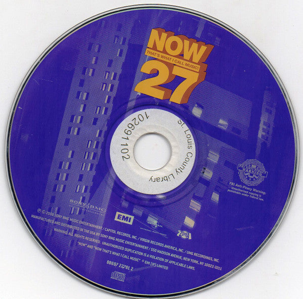 Various : Now That's What I Call Music! 27 (CD, Comp)