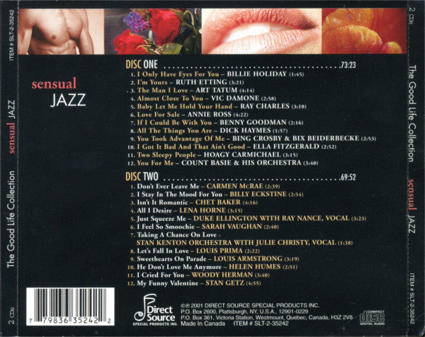 Various : Sensual Jazz (2xCD, Comp)