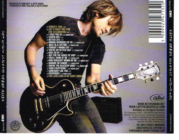 Keith Urban : Greatest Hits - 19 Kids (CD, Comp)