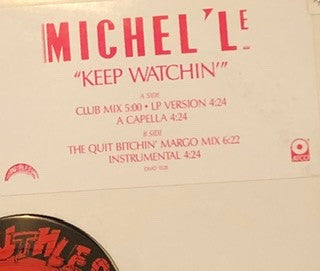 Michel'le : Keep Watchin' (12", Promo)