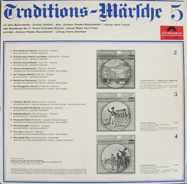 Various : Traditions-Märsche 5 (LP, Album)