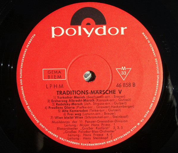 Various : Traditions-Märsche 5 (LP, Album)
