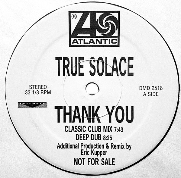 True Solace : Thank You (12", Promo)