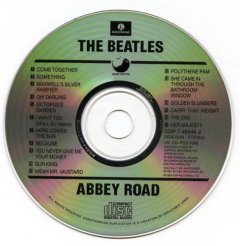 The Beatles : Abbey Road (CD, Album, RE, RM, EMI)