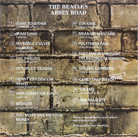 The Beatles : Abbey Road (CD, Album, RE, RM, EMI)