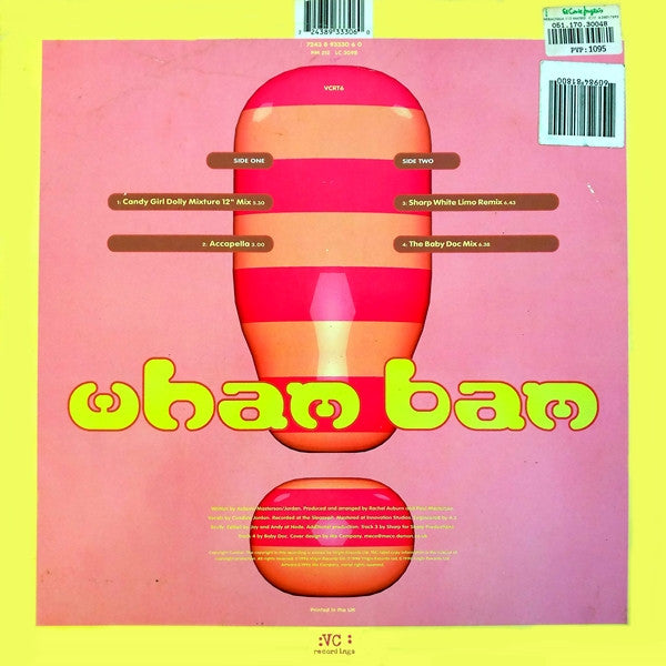 Candy Girls Featuring Sweet Pussy Pauline : Wham Bam (12")