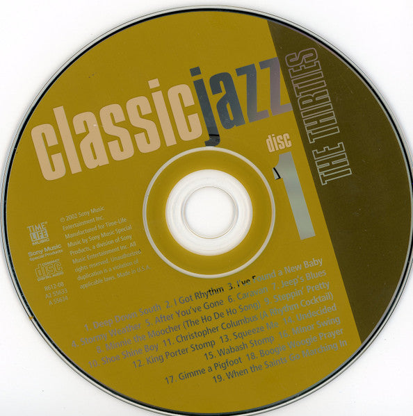 Various : Classic Jazz: The Thirties (2xCD, Comp)