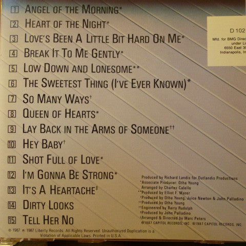 Juice Newton : Juice Newton's Greatest Hits (And More) (CD, Comp, Club, RE)