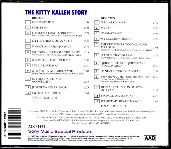 Kitty Kallen : The Kitty Kallen Story (2xCD, Comp, RM, Dou)