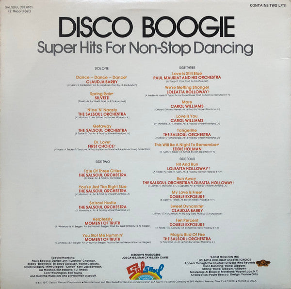 Various : Disco Boogie (2xLP, Mixed)