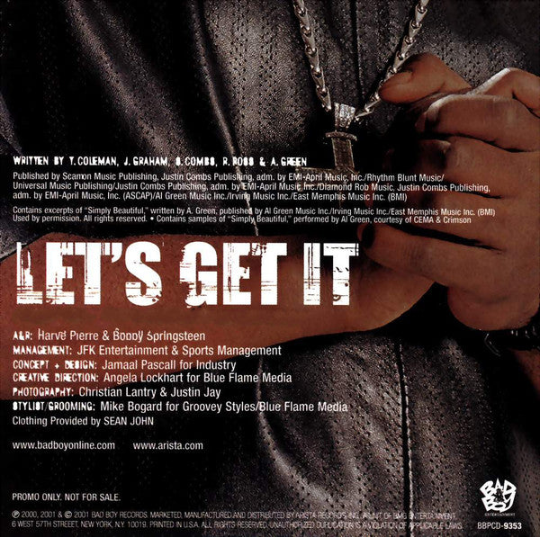G-Dep Featuring P. Diddy & Black Rob : Let's Get It (CD, Single, Promo)