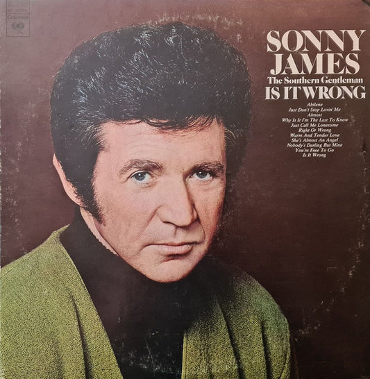 Sonny James : Is It Wrong (LP)