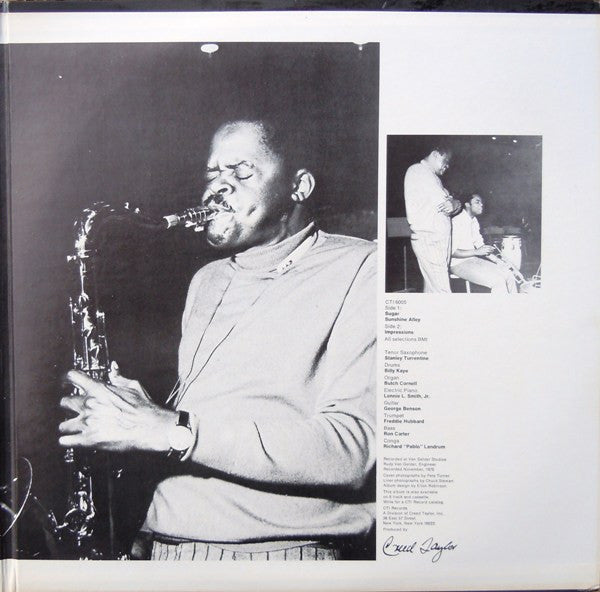 Stanley Turrentine : Sugar (LP, Album, Gat)