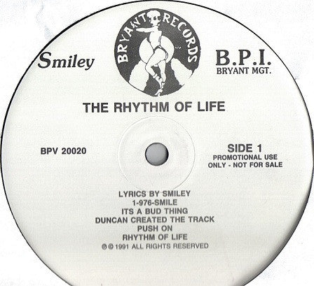 Smiley (10) : The Rhythm Of Life (LP, Album, Promo)