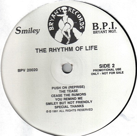 Smiley (10) : The Rhythm Of Life (LP, Album, Promo)