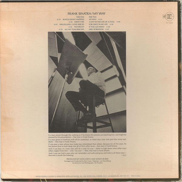 Frank Sinatra : My Way (LP, Album)