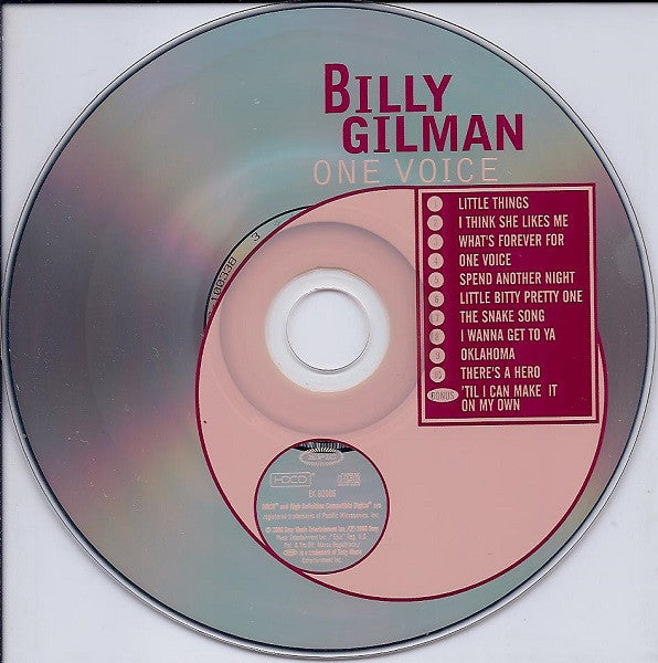 Billy Gilman : One Voice (HDCD, Album, Club)