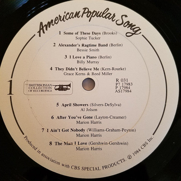Various : American Popular Song: Six Decades Of Songwriters And Singers (7xLP, Comp)