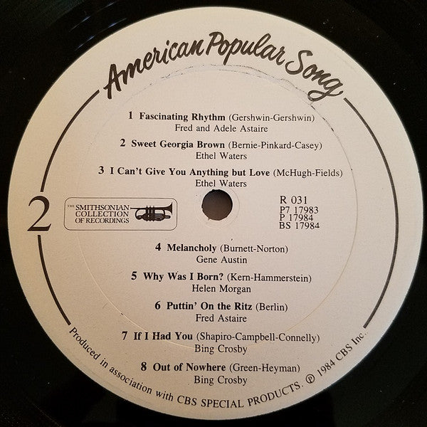 Various : American Popular Song: Six Decades Of Songwriters And Singers (7xLP, Comp)