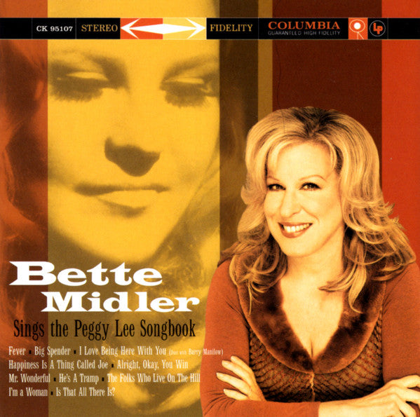 Bette Midler : Sings The Peggy Lee Songbook (CD, Album)