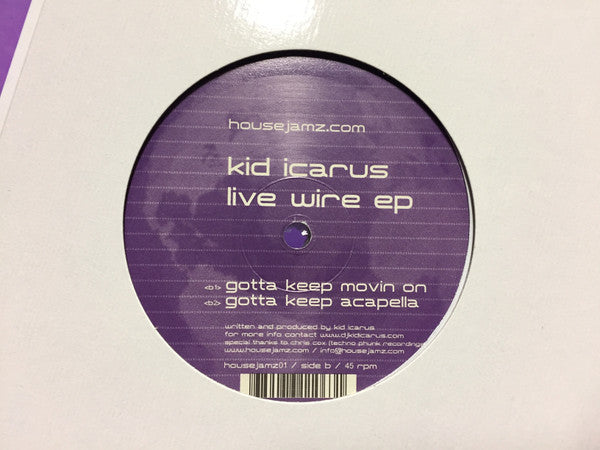 Kid Icarus : Live Wire EP (12")