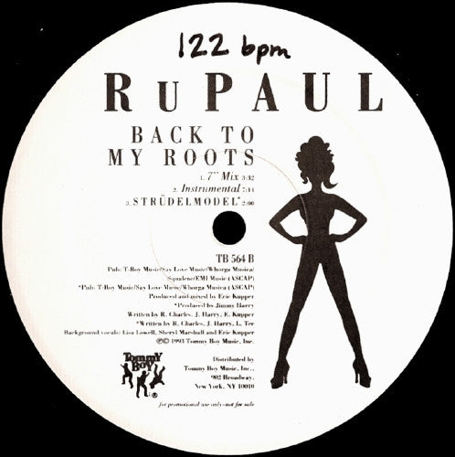 RuPaul : Back To My Roots (12", Promo)