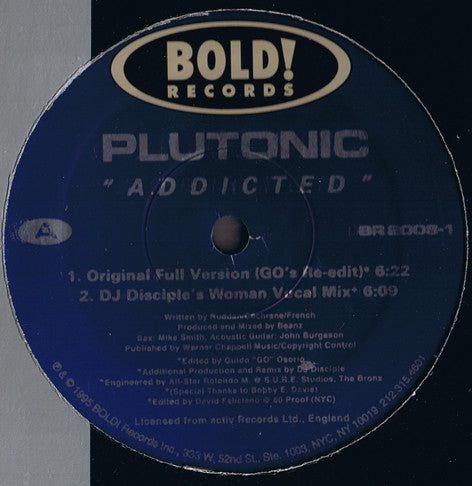 Plutonic : Addicted (12")