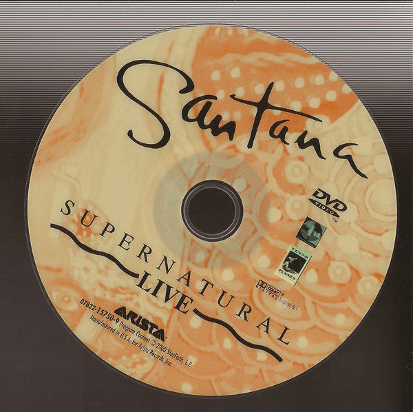 Santana : Supernatural Live (DVD-V, Multichannel, NTSC)